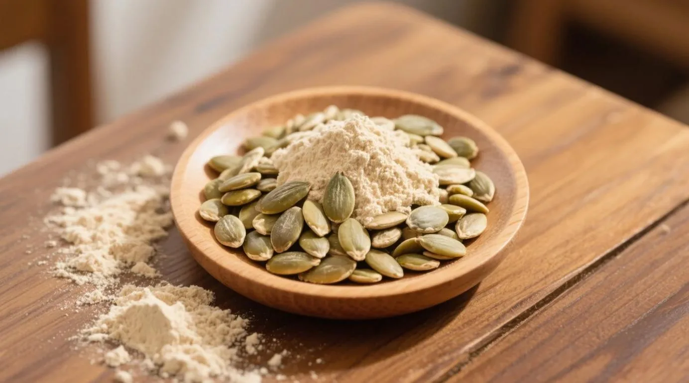 Bio-Kürbiskernproteinpulver: Ist es ein vollwertiges Protein-Kraftpaket? 3 organic pumpkin seed protein powder
