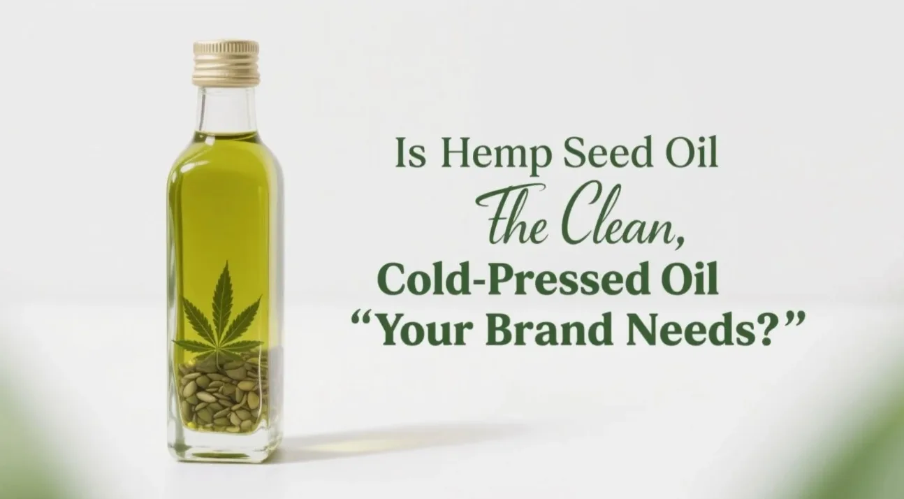 Ist bio Hanfsamenöl die saubere, kaltgepresste Lösung, die Ihre Marke verlangt? 5 Is Hemp Seed Oil the Clean, Cold-Pressed Oil Your Brand Needs?