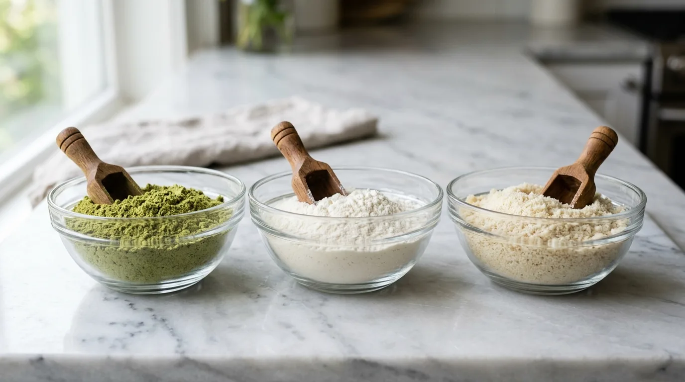 Hanfmehl vs. Kokosmehl vs. Mandelmehl: Ein vollständiger Vergleich 1 Hemp Flour vs Coconut Flour vs Almond Flour A Full Comparison