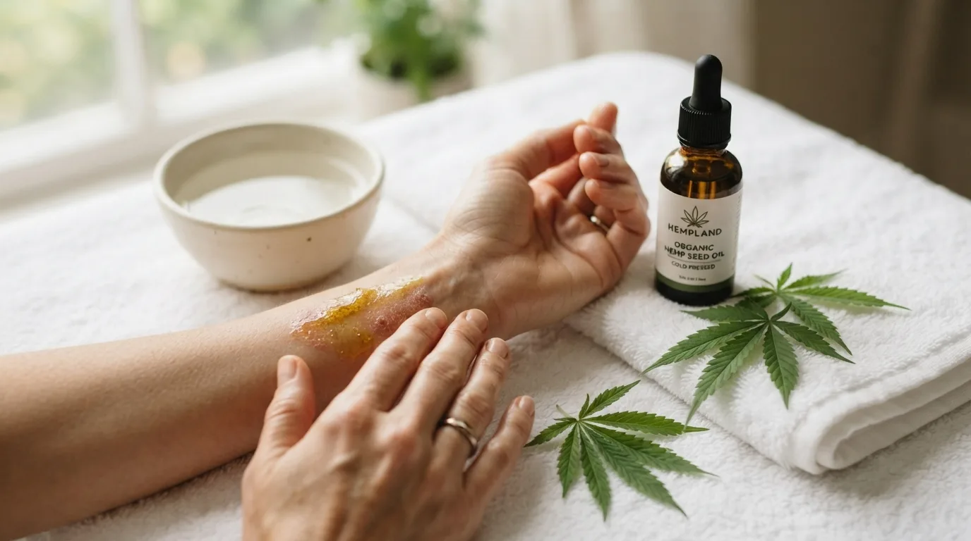 Hanfsamenöl bei Ekzem & Psoriasis: Natürliche Linderung für entzündete Haut 12 Hemp Seed Oil for Eczema & Psoriasis Natural Relief for Inflamed Skin