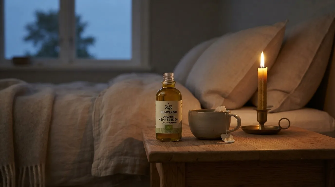 Hanfsamenöl für den Schlaf: Natürliche Entspannungsunterstützung & Leitfaden für eine Abendroutine 7 Hemp Seed Oil for Sleep Natural Relaxation Support & Bedtime Routine Guide